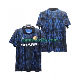Camisolas de futebol Manchester United 1993 Retro Equipamento Principal Manga Curta